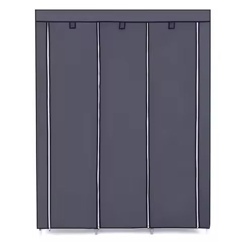 Metal Armoire Wardrobe Closet with Doors for Bedroom, Office,Changing Room, 71 Inches Metal Wardrobe Cabinet with Hanging Rod https://tinyurl.com/2xsxjswc