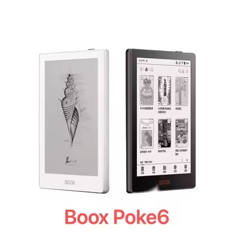New BOOX Poke6 Poke6S Black 6-inch e-book reader Smart reading portable electronic notebook 300ppi Backlight Bluetooth mini eink https://tinyurl.com/2xl2ny35