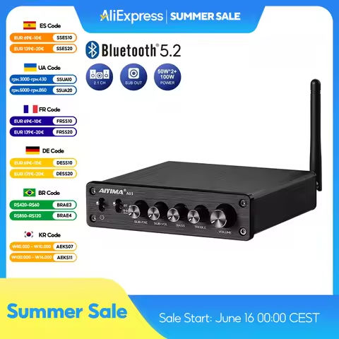 AIYIMA DAC A2 Audio Decoder Fiber Coaxial USB Decoder Bass Treble Adjustment DAC With Headphone Amplifier For Home Sound Theater https://tinyurl.com/2yt44o7z