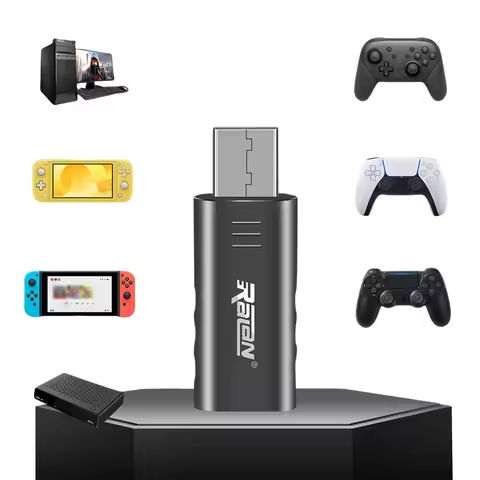 Audio USB Dongle Wireless Adapter USB Wireless Bluetooth-compatible Audio Transmitter Receiver for Nintendo Switch PS5 PS4 PC https://tinyurl.com/2dmer2w9