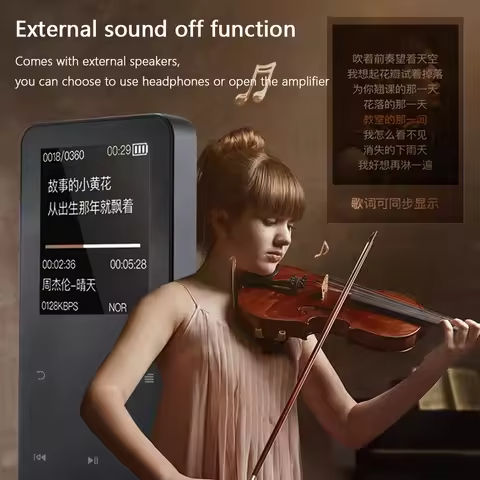 1.8 Inch TFT Mp4 Video Player USB 2.0 3.5mm Jack Bluetooth-compatible 5.0 Sports Walkman with E-book Recording Built-in Speaker https://tinyurl.com/27jcg8wp