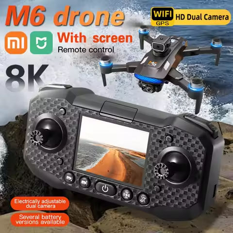 XIAOMI MIJIA M6 Drone Professional 8K HD Camera Drone 5G WIFI FPV UAV With screen remote control RC avoidance Aerial Quadcopter https://tinyurl.com/26avjro2