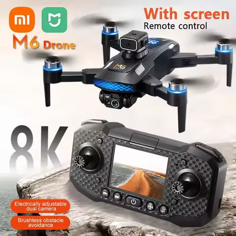 Xiaomi Mijia M6 Drone 8K Professional HD Camera Drones 5G WIFI FPV Video 4k UAV With screen Remote control RC Quadcopter Dron https://tinyurl.com/24527wcp