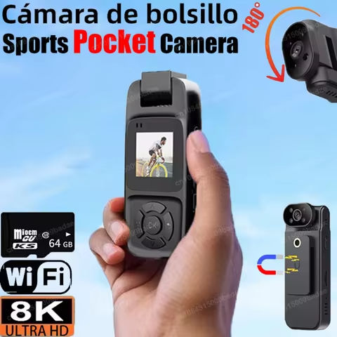 V8 4K HD Mini Wifi Sports Camera 60FPS with Remote Control Screen Waterproof DV Action Camcorders Drive Recorder Wireless Webcam https://tinyurl.com/23726ux7