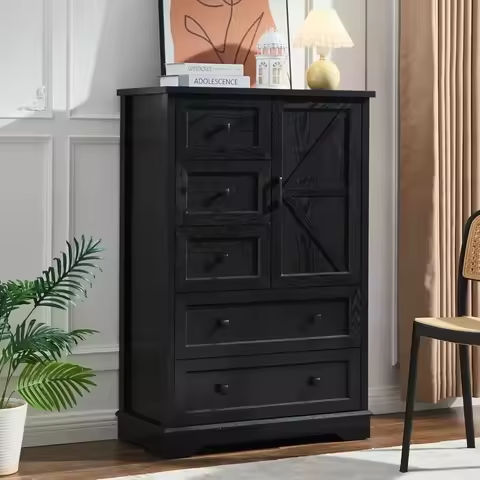 Dresser for Bedroom, 9 Drawers Dresser with LED Lights & Charging Station-White https://tinyurl.com/278kyoyq