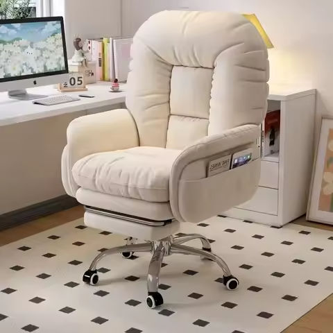 NEW PU leather office chair pink gaming chair computer swivel gamer live ergonomic chair home bedroom sofa armchairs furniture https://tinyurl.com/23qoc2kw