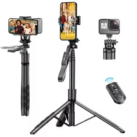Ulanzi JJ03 Dual-sided Magnetic Phone Tripod Smartphone Grip Selfie Stick with Remote Vlog Tripod for Photography Video Vlog https://tinyurl.com/267k53b3