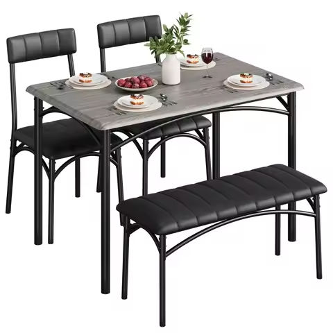 63″ Glass Dining Table Set for 6,Dinner Table Set for 6,Glass Top Dining Room Table &6 PU Leather Chairs,Rectangle Black https://tinyurl.com/23kuam5t