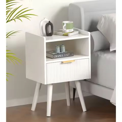 Modern Simple 3-Drawer Table Nightstand Dresser Black https://tinyurl.com/2d93dr2k