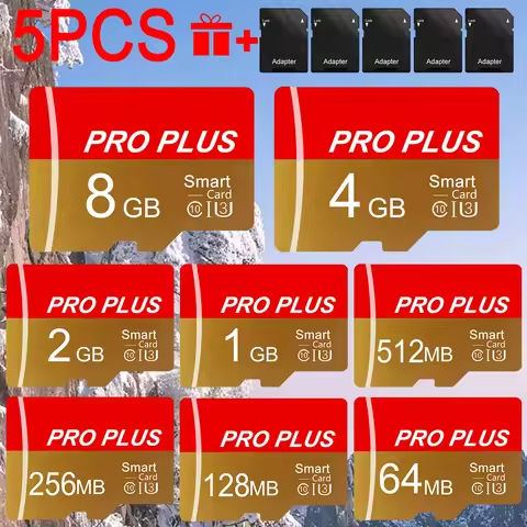 5PCS Memory Card 8GB 4GB 2GB 1GB With Adapter High Speed Memory Card, Small Capacity 512MB 256MB 128MB 64MB UHS-I A1 Memory TF https://tinyurl.com/24nkk2uk
