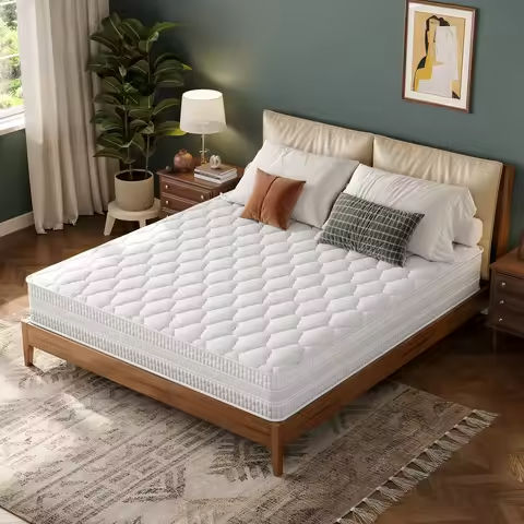 12 Inch Queen Mattress, Medium Pillow Top Hybrid Mattress-in-a-Box https://tinyurl.com/294xld44