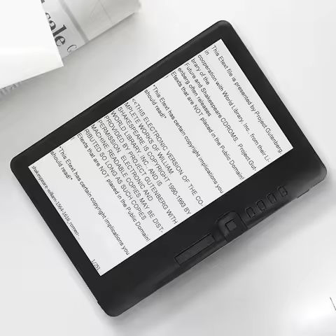 Portable 7 inch Ebook Reader Colorful Screen Supports Memory Card Digital Book Read E‑book Read E‑book Reader for Study Gift https://tinyurl.com/29nskh2k