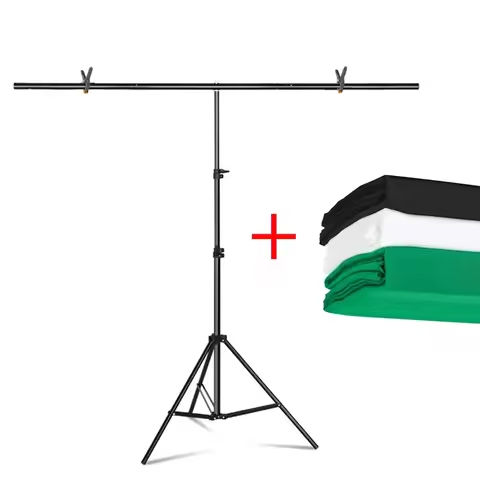 SH Photography Background Stand Kit With Adjustable Stand Support System Backdrops For Photo Studio Chromakey Green Screen Frame https://tinyurl.com/2ayf39uj