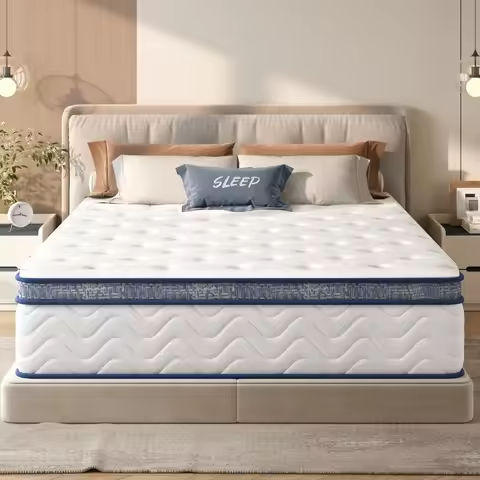 6 inch Twin Bed Mattress – Hybrid Euro Top Comfort Sleep – Eco-Friendly, Breathable Innerspring Twin Size Mattress https://tinyurl.com/2dzprltz