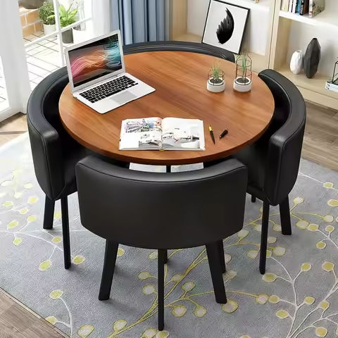 Modern Acrylic Dining Table Office Designer Kitchen Chairs Dining Table Conference Extendable Extending Muebles Home Furniture https://tinyurl.com/2amxc59t
