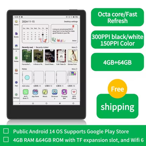 Meebook M8C 7.8″ color ink  Android 14 Ebook reader электронная книга  with google play store and fast refresh 4G RAM 64GB ROM https://tinyurl.com/2b4eq7g9