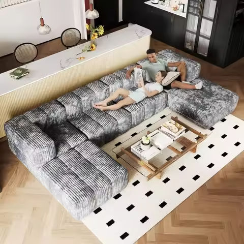 Chaise Lounge Chair Indoor,39″ W Plush Corduroy Sofa,Oversized Arm Chair with Ottoman,Upholstered Cozy Chaise with Cup Holder https://tinyurl.com/2236t8cr