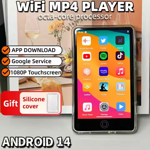 Android 14.0 Mp4 Player, 32GB-320GB 4.0″ Touch Screen Mp3 Music Player Walkman with APP store,Support 512GB Expansion https://tinyurl.com/2yvvbypj