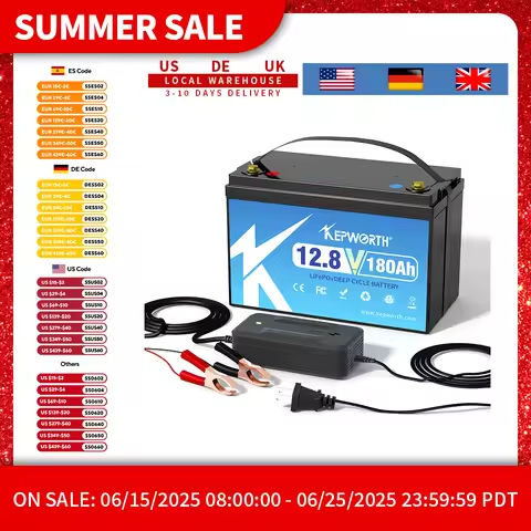 DJLBERMPW 12V 100Ah LiFePO4 Battery Lithium Iron Phosphate Batteries in 100A BMS for Marine Trolling Motor RV Solar Golf Carts https://tinyurl.com/2bntat89