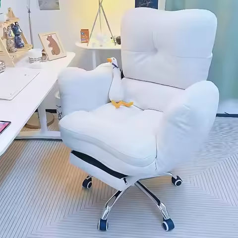 Computer Chair, Home Bedroom Desk  Lazy Comfortable, Sofa Girl, Backrest Live Broadcast Ergonomic Gaming Chair Cinnamoroll https://tinyurl.com/2anhfn2t