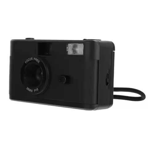 Reusable Film Camera Retro Built in Flash Vintage Design Travel Photography Gift 35mm Film Compatible Long lasting Quality Black https://tinyurl.com/2bcmuoos