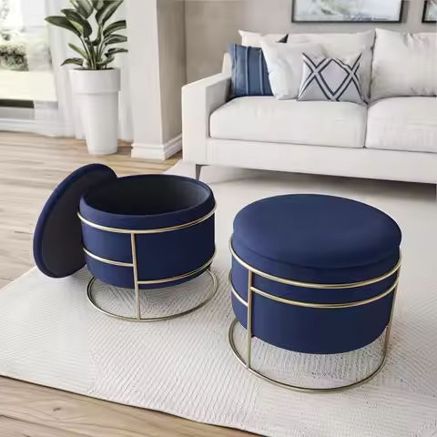 Ottoman with Storage, Storage Ottoman Bench with Safety Hinge, Upholstered Storage Bench with Seating for Bedroom, Living Room https://tinyurl.com/24trmrzo