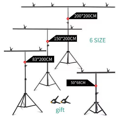 Photography Kit Background Frame Support Softbox Lighting Photo Studio Equipment With 3Pcs Backdrop And Cantilever Tripod Stand https://tinyurl.com/22ebtmkl