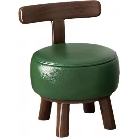 Vintage Vanity Victorian Chair, Round Leather Ottoman with Velvet Seat, Makeup Stool Cute Vanity Chair Bathroom Stool Chair https://tinyurl.com/23m8jcsr