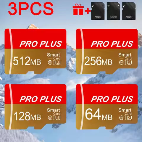 3PCS Memory Card 512MB 256MB 128MB 64MB With Adapter High Speed Memory Card, UHS-I A1 Memory TF Card For Tablet Camera Mobile https://tinyurl.com/29vsh5r2