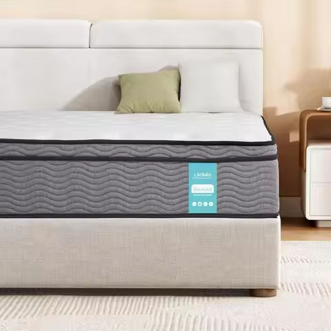 Maxzzz 12-14 Inch Twin/Full/King Size Hybrid Mattress, Cooling Gel Infused Memory Foam and Pocket Spring Mattress, Odor-free https://tinyurl.com/29fvrrwa