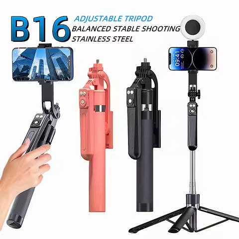 AI Smart Gimbal Tripod Selfie Stick Foldable 360° Auto Follow-Up Face Tracking Gimbal All-in-one Phone Holder For smartphone https://tinyurl.com/2y2ryq3r