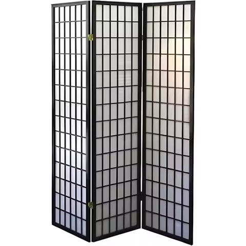 Wooden Room Divider 4 Panels Folding Individual Partitions with Removable Storage Shelves for Home Office, Brown https://tinyurl.com/2cy8lm6h