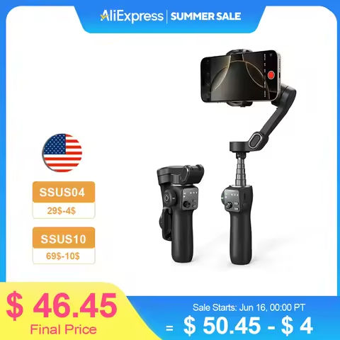 Handheld Gimbal Selfie Stick Holder Shake Video Vlog Tiktok Record 3-Axis Stabilizer For iPhone Android Cellphone Record M1-1 https://tinyurl.com/28dhms6p