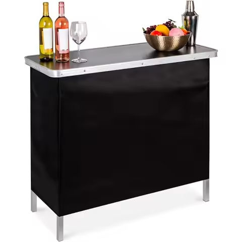 Upscale Tall Bar Table Square Marble Top Kitchen Restaurant Counter Pub Club Cocktail Table 3 Colors https://tinyurl.com/27vonnnk