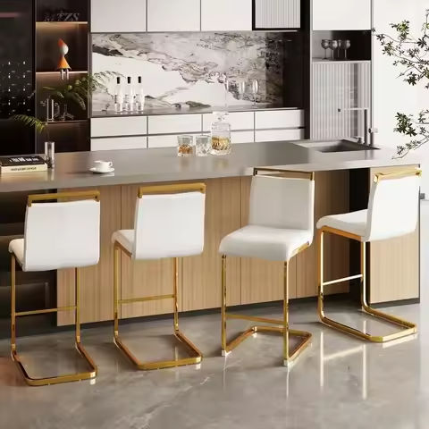 Bar Stools Set of 4, 25.6″ Seat Height Bar Chairs, Swivel Barstools Counter Height Bar Stools with Back, Modern  Kitchen , Black https://tinyurl.com/242uw8jo