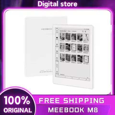 Meebook M8 E-book Reader 7.8 inch E-ink Screen Android 14 Ebook reader and Fast Refresh 4G RAM 64GB ROM электронная книга Custom https://tinyurl.com/22og2ek9