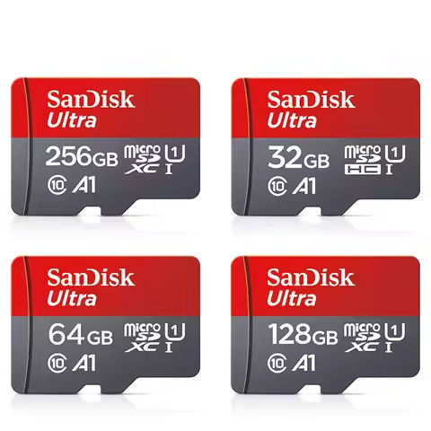 Original Sandisk Memory Card 256GB 128GB 64GB 32GB TF micro sd card Class 10 UHS-1 flash card Memory Microsd for Samrtphone PC https://tinyurl.com/28gj9pwa