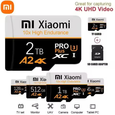 Xiaomi High Speed Memory Card 1TB 2TB Micro TF SD Card 128GB 256GB TF Card For Camera Surveillance Devices For Sony For Lenovo https://tinyurl.com/2ac43dfu