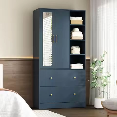 Armoire Wardrobe Closet Collection with Drawers & Hanging Rods, Closet Organizer, Armoire Wardrobes,Bedroom Funiture https://tinyurl.com/22t2ynge