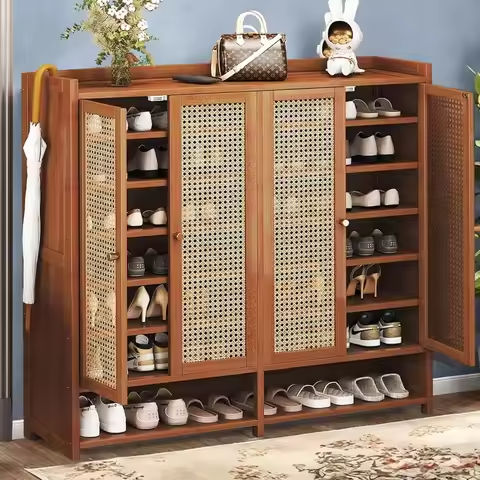Shoe Cabinet with 3 Flip Drawers, Freestanding Shoe Storage Cabinet with Adjustable Shelf & Anti-Tipping Device https://tinyurl.com/29bqtpmt