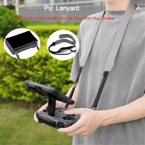 Wtohoby Pu Lanyard for DJI Mavic 4 Pro Drone RC Pro 2/RC 2 Remote Controller Nech Strap Free Hands Belt Sling Accessories https://tinyurl.com/2canxphw