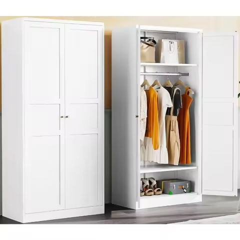 Large Wardrobe Closet 6 Doors, 70.9″ W Wooden Wardrobe Cabinet with Big Drawers, Bedroom Armoire Dresser Wardrobe Clothes Organi https://tinyurl.com/26ggfe9b