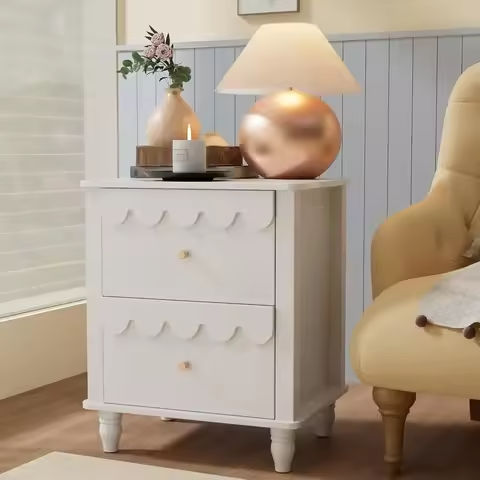 Sthmec Nightstands Set of 2, LED Bedside Tables with Charging Station and Fabric Drawer, Night Stand with Storage, 3 Tier Side T https://tinyurl.com/2aen28zc