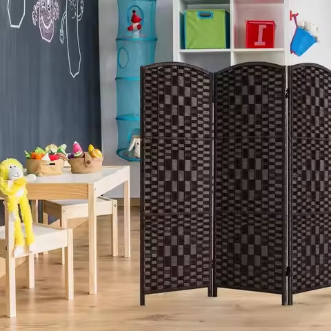 4 Panel Wood Folding Screen 66.9 Inches Carved Wooden Partition Portable for room Divider for Home Office Restaurant https://tinyurl.com/29vss7pn