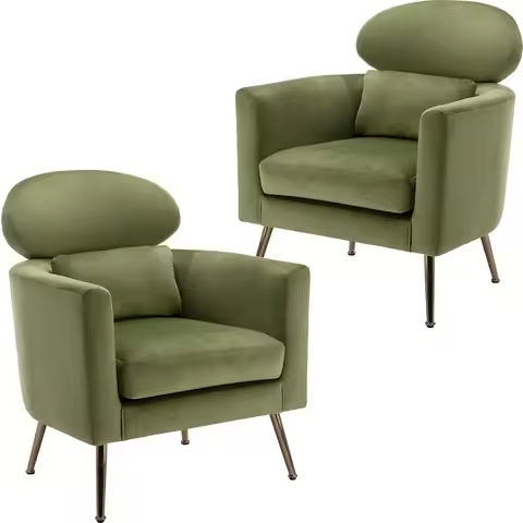 Dining Chairs Upholstered Fabric Chairs Tufted Kitchen Chairs with Solid Wood Legs, Nailhead Trims for Dining Room Kitchen https://tinyurl.com/2dphtd5h