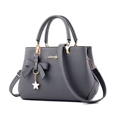 Women Messenger Bags With Flower Pendant Office Ladies Fashion Totes Pure Handbag For Female New Crossbody Shoulder Bags https://tinyurl.com/2yno73ef