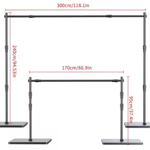 Photography Backdrop Stand Photo Studio Background Backdrops Chromakey Green Screen Support System Frame Carry Bag Light Kits https://tinyurl.com/24hyec43