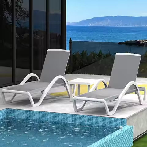 Patio Chaise Lounge Chair, Portable Outdoor Folding Recliner for Lawn, w/ 8 Positions, Handles, 300lb Capac https://tinyurl.com/277ldoey