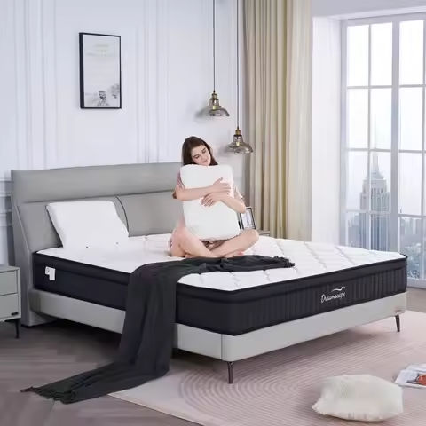 Firm 12 Inch CertiPUR-US Certified Hybrid Pocket Spring Mattress, Extra Firm Feel, Durable Support, Twin Mattress in a Box https://tinyurl.com/29535t3y