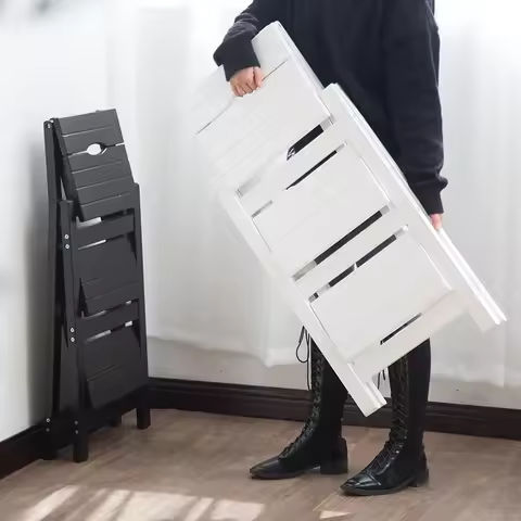 JHK Folding 2/3 Step Ladder Stool with Anti-Slip Pedal 800lbs Capacity Sturdy Steel Portable Cushioned Handle for Kitchen Home https://tinyurl.com/234v3top